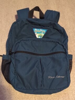 Vintage Rick Steve's Travel Civita Day Pack With Europe 2010 Patch
